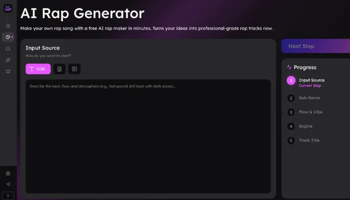 how to make a ai rap song