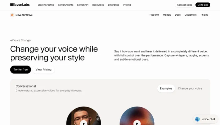 best voice changer for elevenlabs