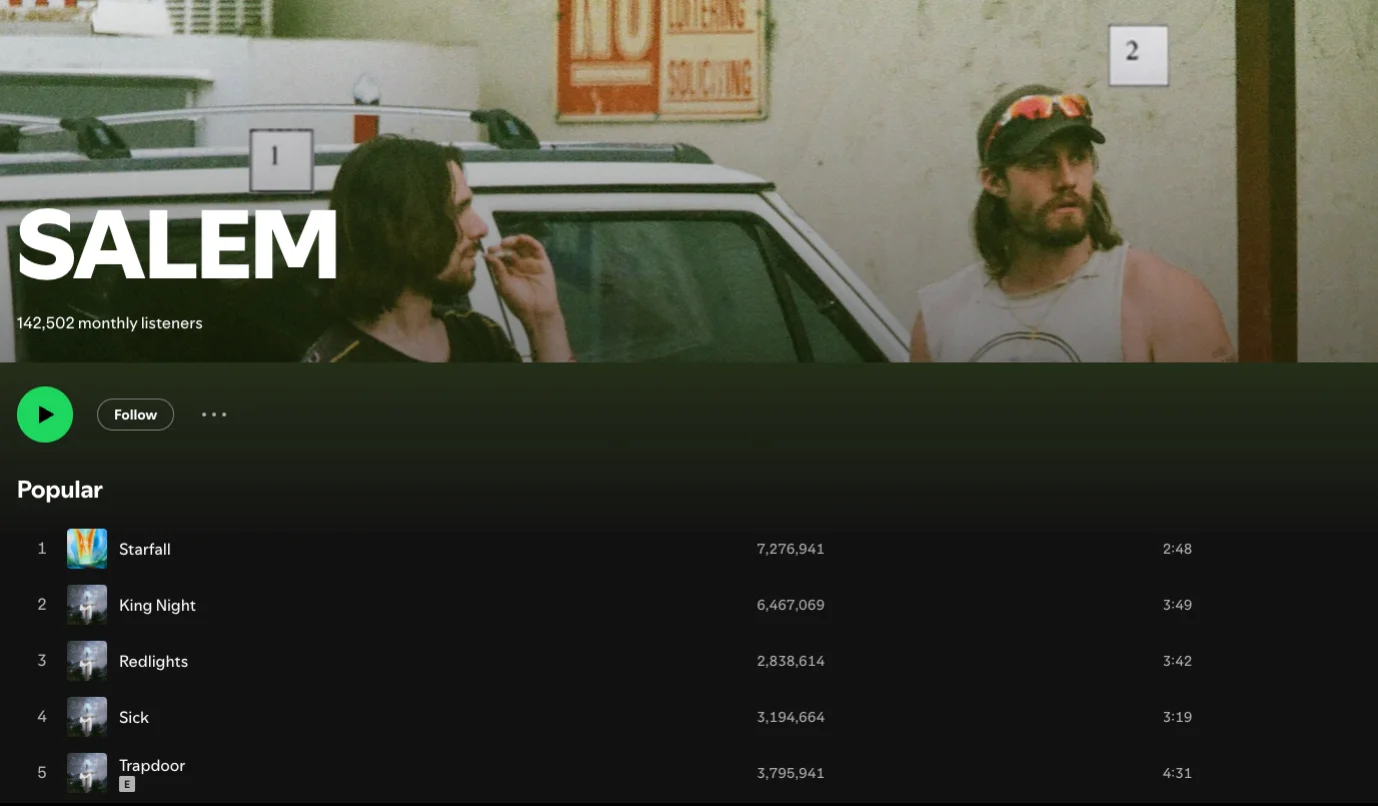 Salem witch house music