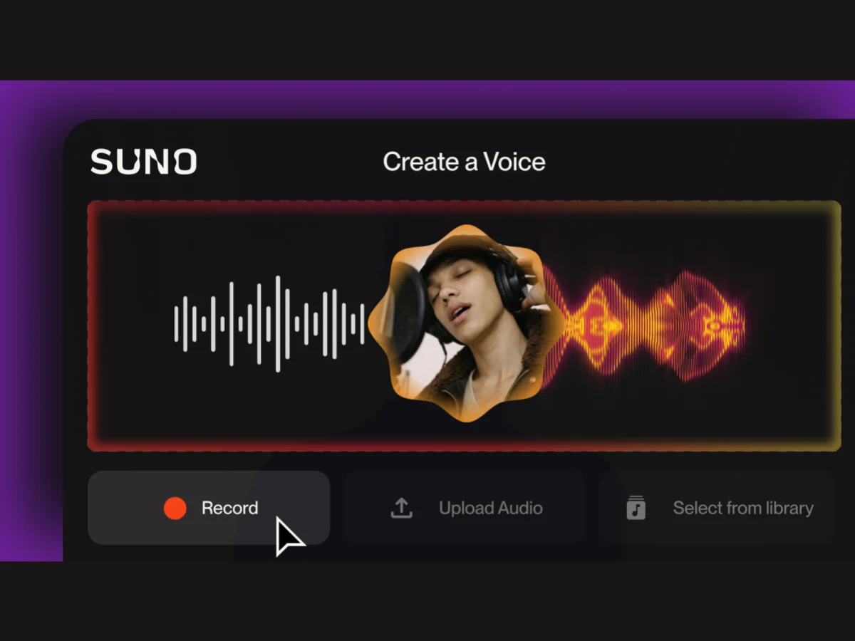 Create your own voice with Suno AI V5.5