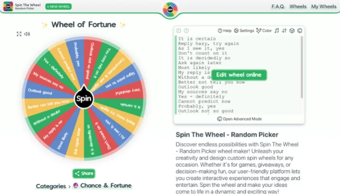 random music genre wheel