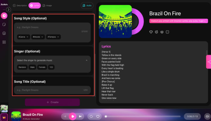 World Cup anthem