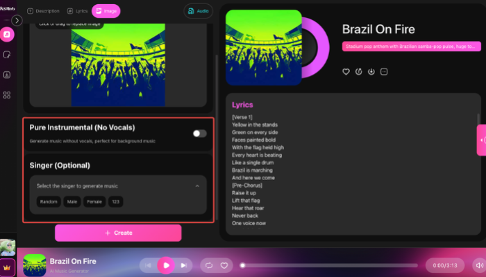 how to make a football anthem for your country