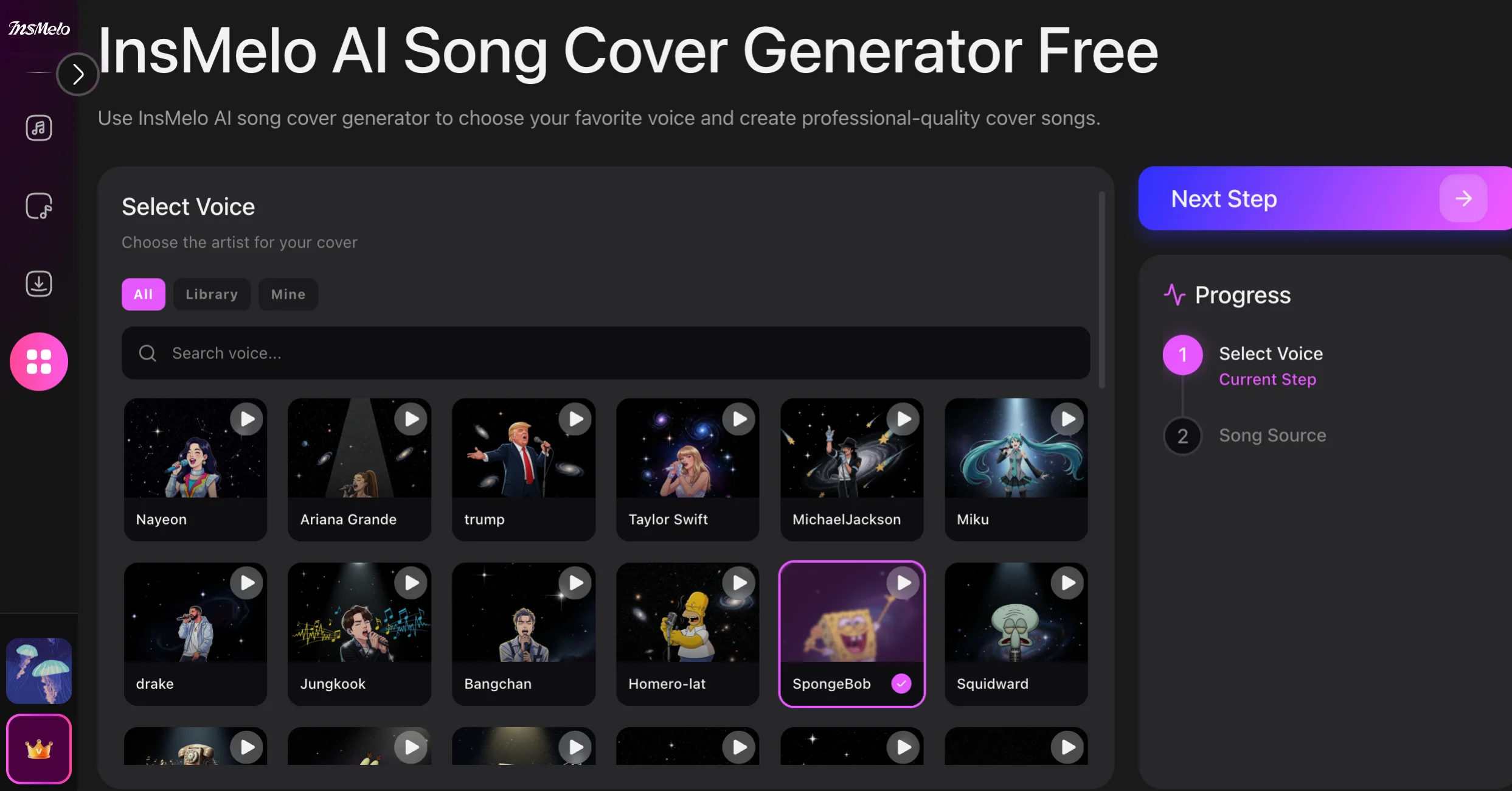 Using InsMelo AI Song Cover Generator to Create a World Cup Song Cover