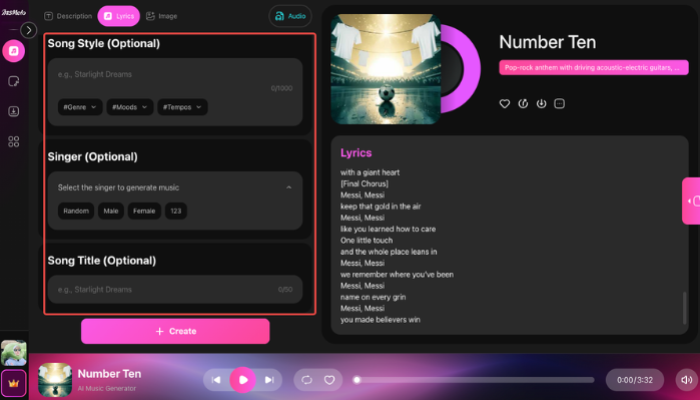 messi world cup song lyrics
