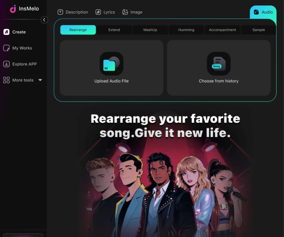 How to edit a song with AI music rearranger