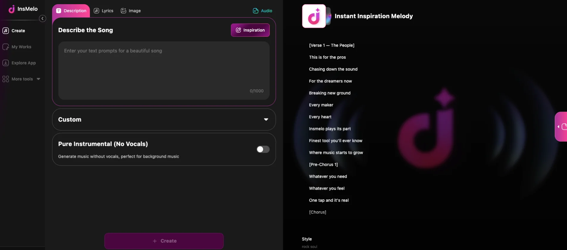 How to Create Royalty-Free Music on InsMelo AI